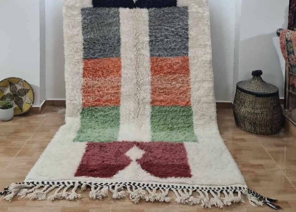 Natural wool rug