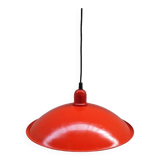 Enamelled sheet metal pendant light