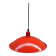 Enamelled sheet metal pendant light