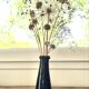 Antique amber glass vase