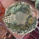 SILEA ceramic fruit bowl with grape and vine pattern