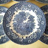 6 dessert plates English porcelain EIT