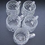 set of liqueur glasses "mini mug"