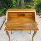 Louis XV style sloping desk in gilded marquetry, Napoleon III period