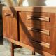 Scandinavian sideboard - long handles - 60s