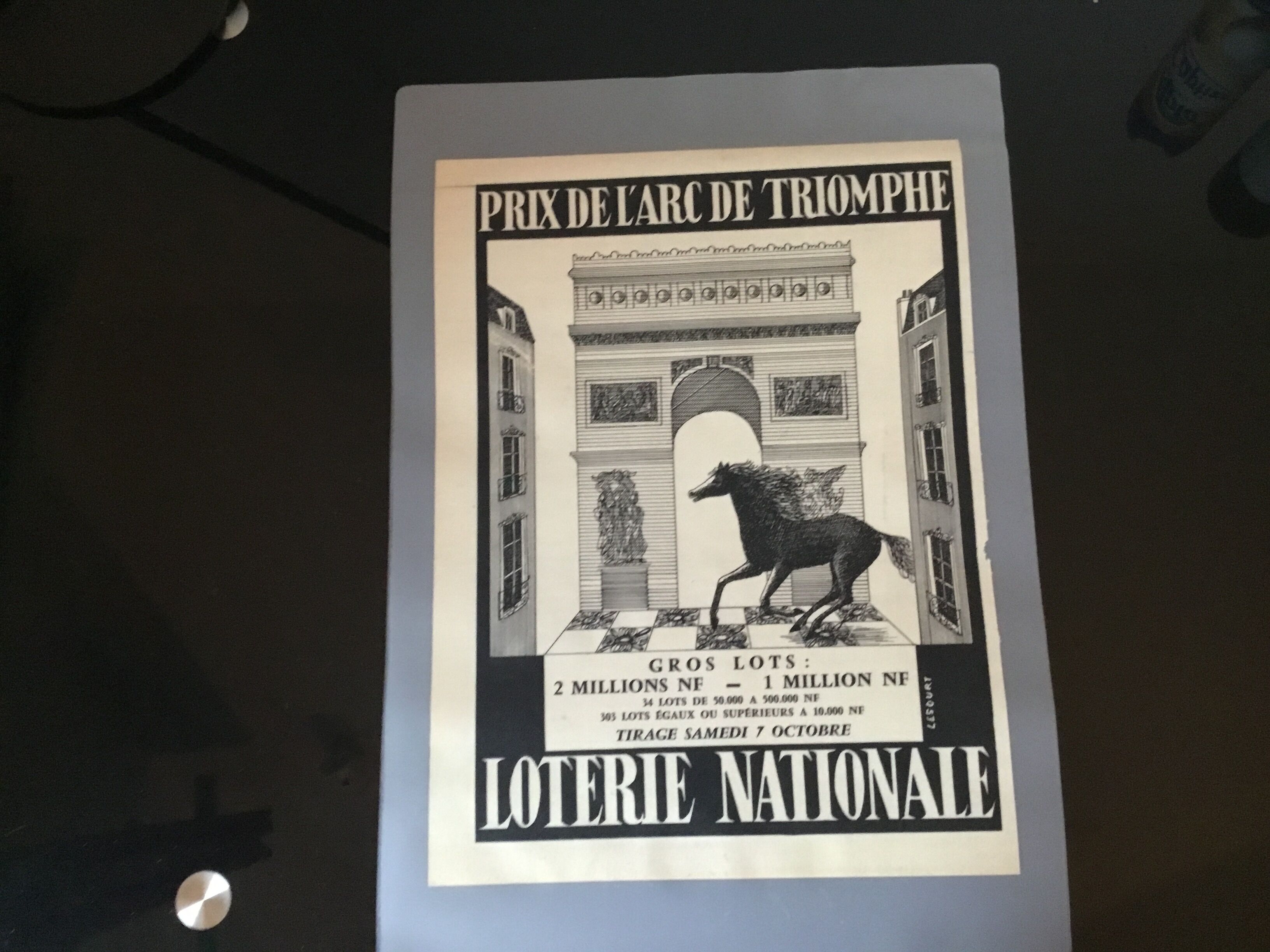 Vintage advertising to frame national lottery