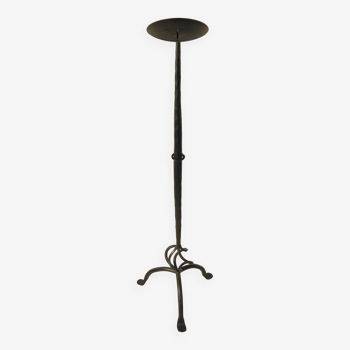 Wrought iron candle holder 80 cm
