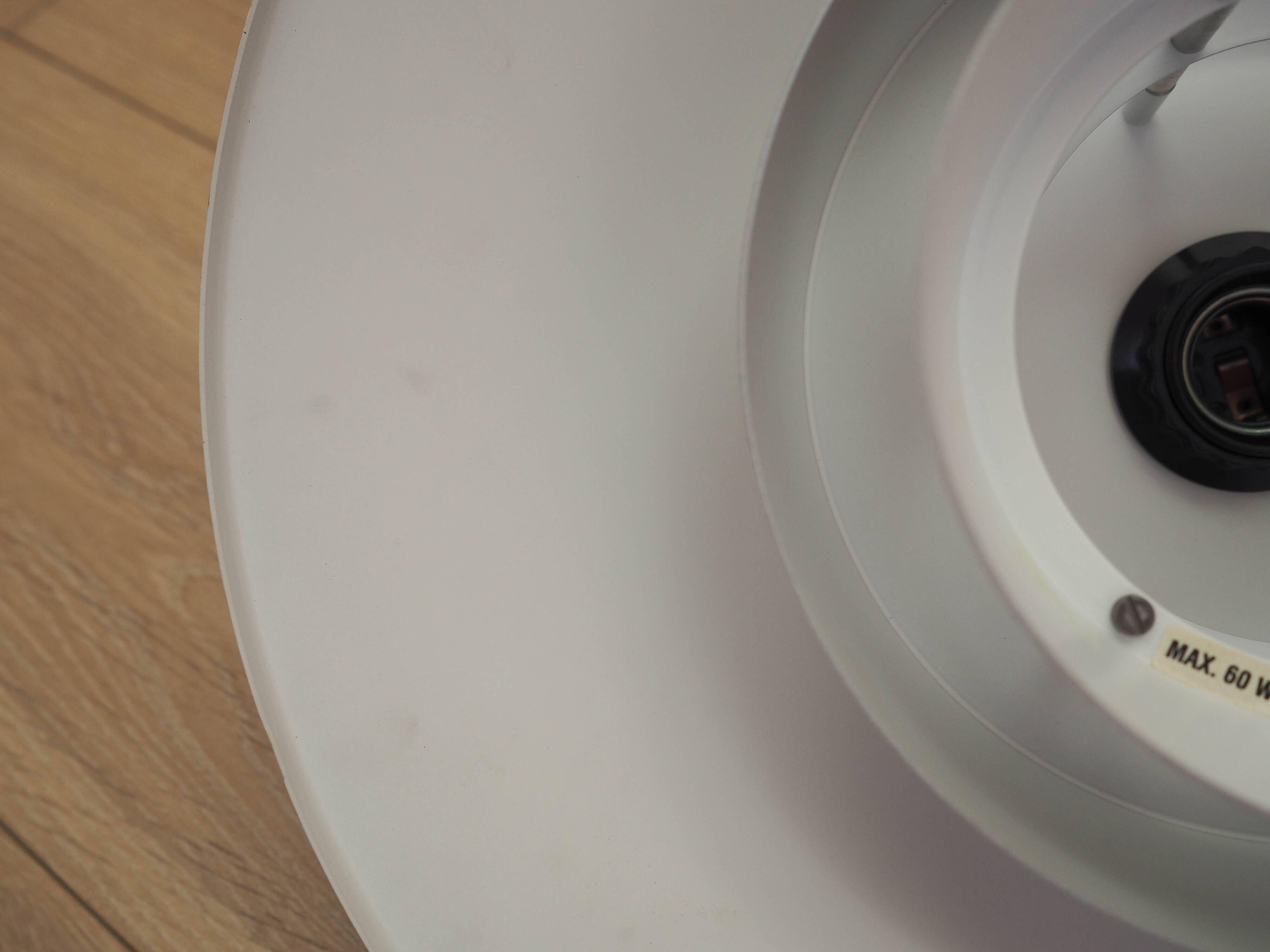 Danish pendant lamp with tiered metal shade, 1960s