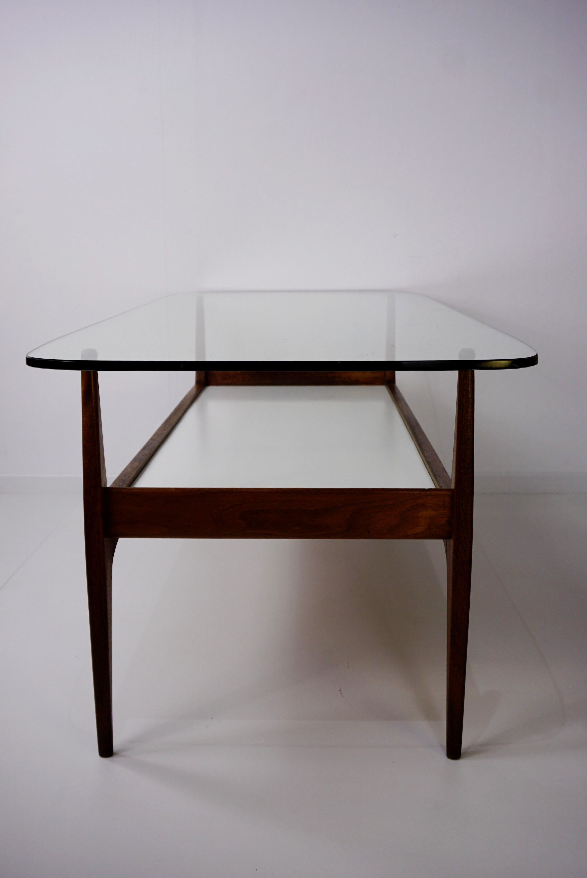 1960s teak coffee table designed by Jos De Mey