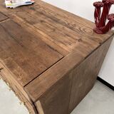 Old trade furniture with oak drawers XL format