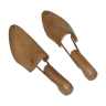 Paire d'embauchoirs forme à chaussure en bois & métal t.40/41