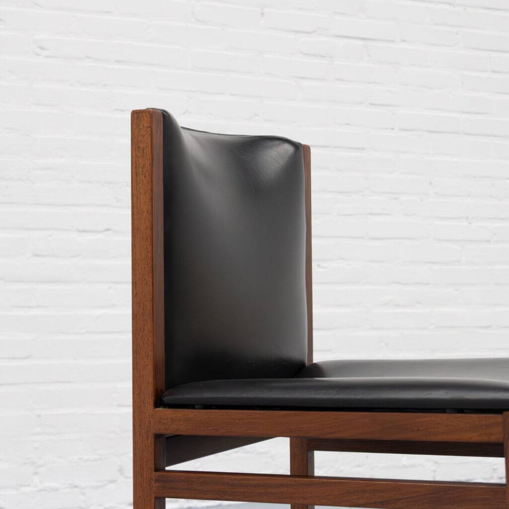 Italian Dining chair set by Tito Agnoli