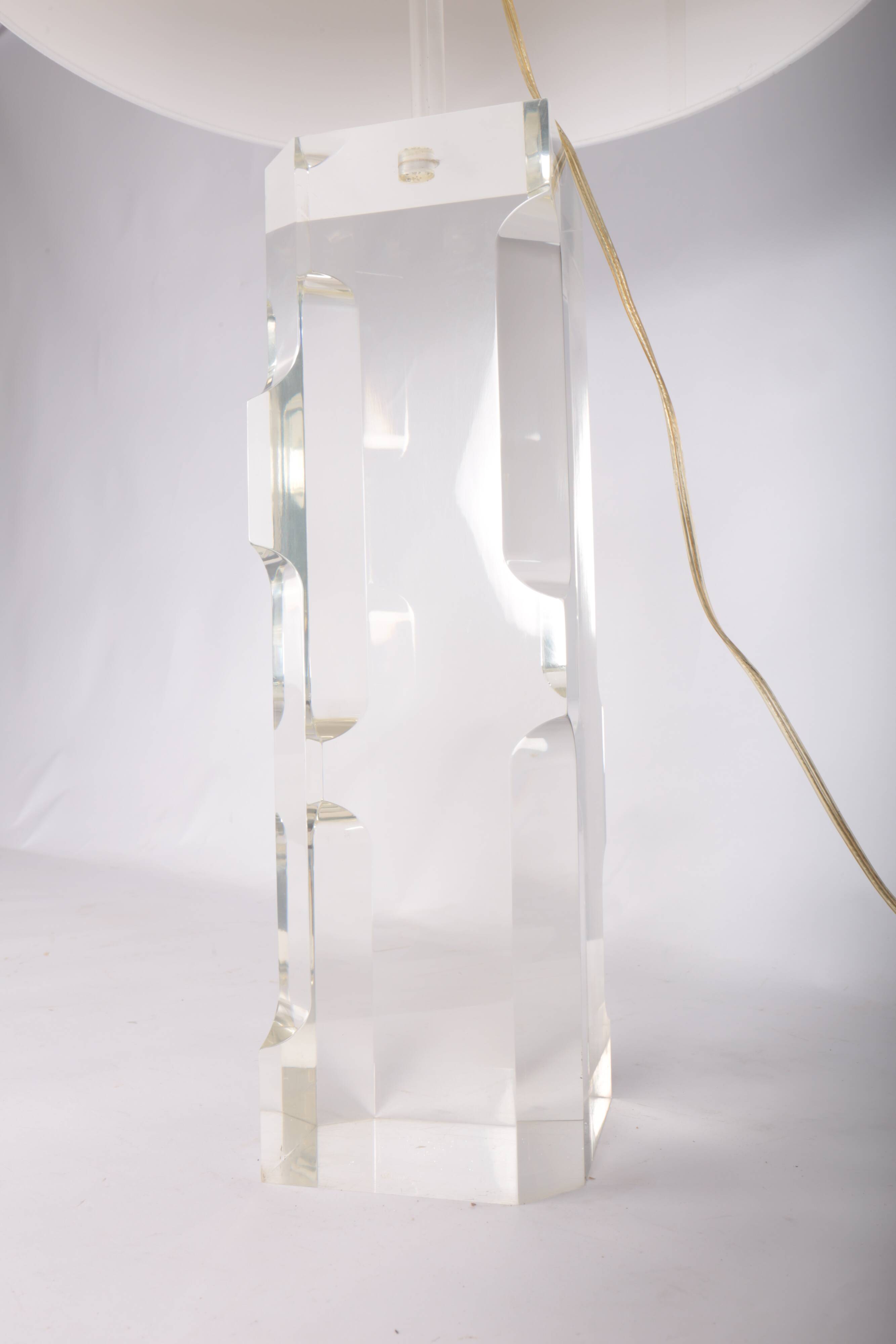 Large sculptural lamp attributed to Alessio Tasca, Italy circa 1970