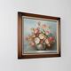 Edmond Sanders, Vase with Flowers, 1950s, Oil on Canvas, Framed