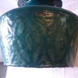 29 cm enamelled copper vase