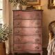 Patinated vintage chest of drawers