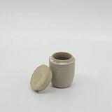 Old jam pot, stoneware, Paul Langeron, Pont des Vernes,