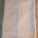 Antique monogrammed fabric