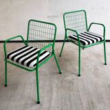 Pair of Emu Rio chairs 1980