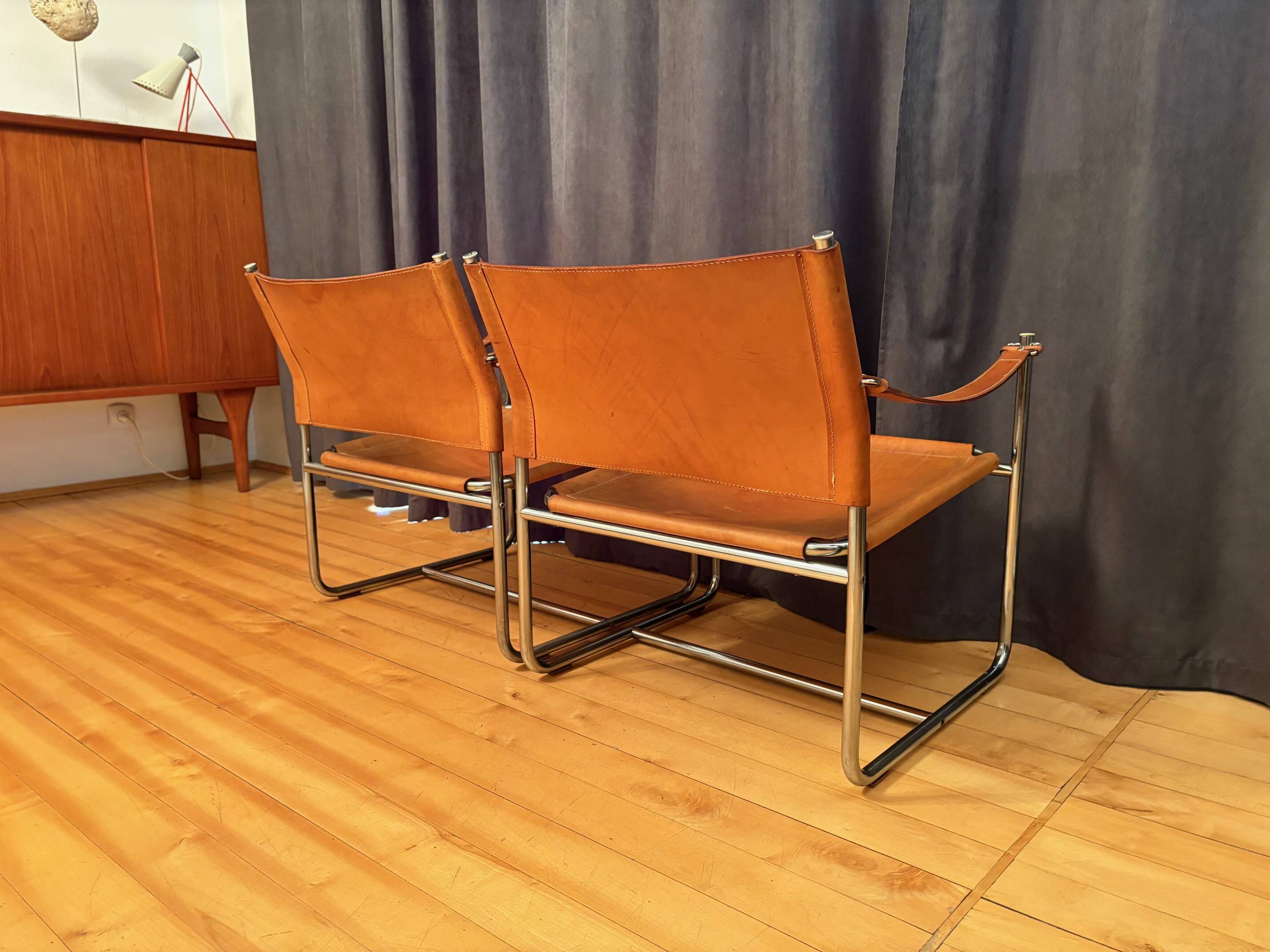 A pair of Amiral armchairs, designed by Karin Mobring, Ikea, Sweden, 1970s.