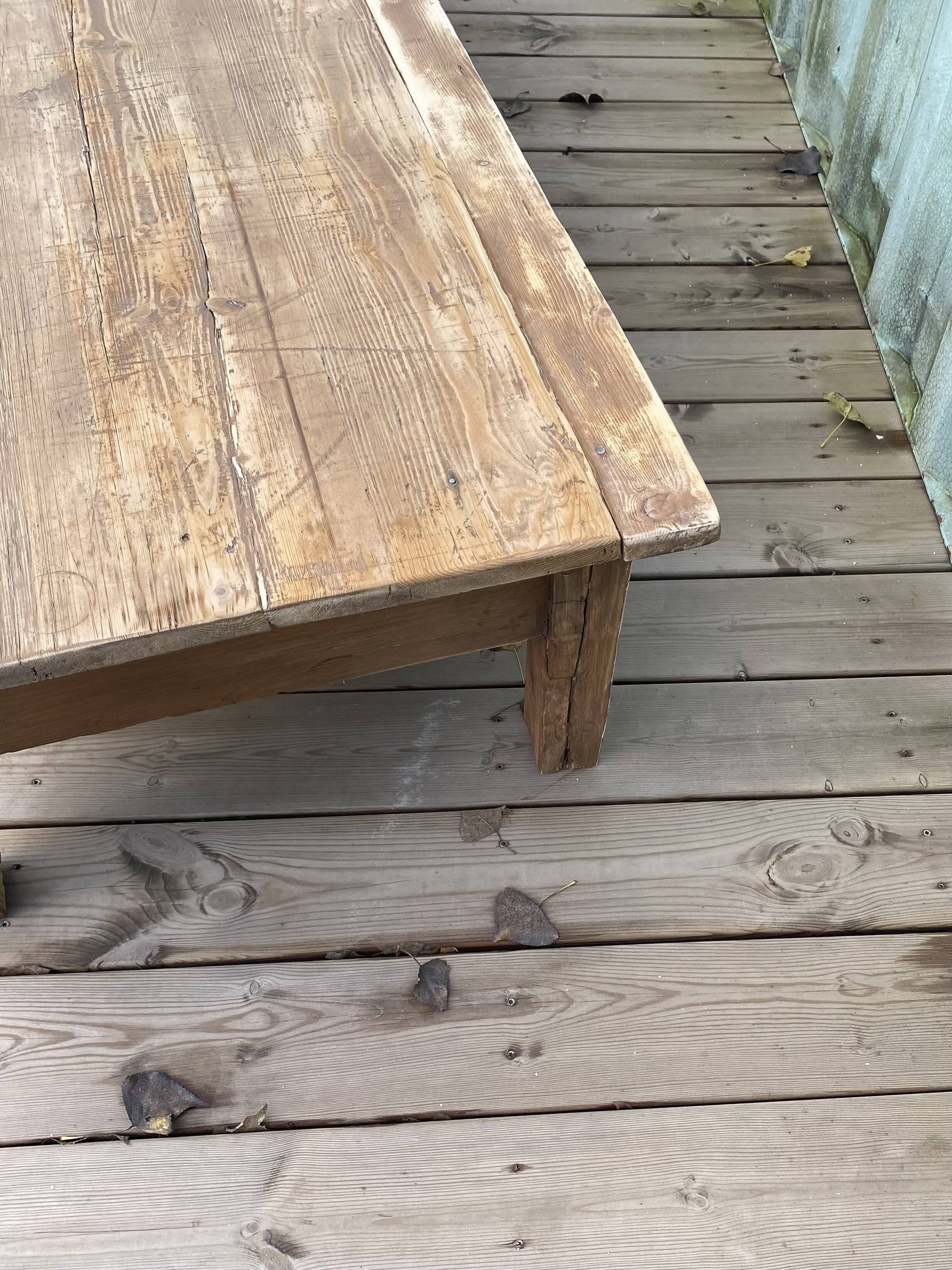 Wooden Farmhouse Coffee Table