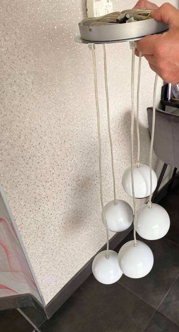 Vintage suspension seylumiere eyeball