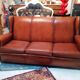 Leather club sofa