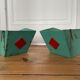 Pair of vintage wooden planters, circa 1950