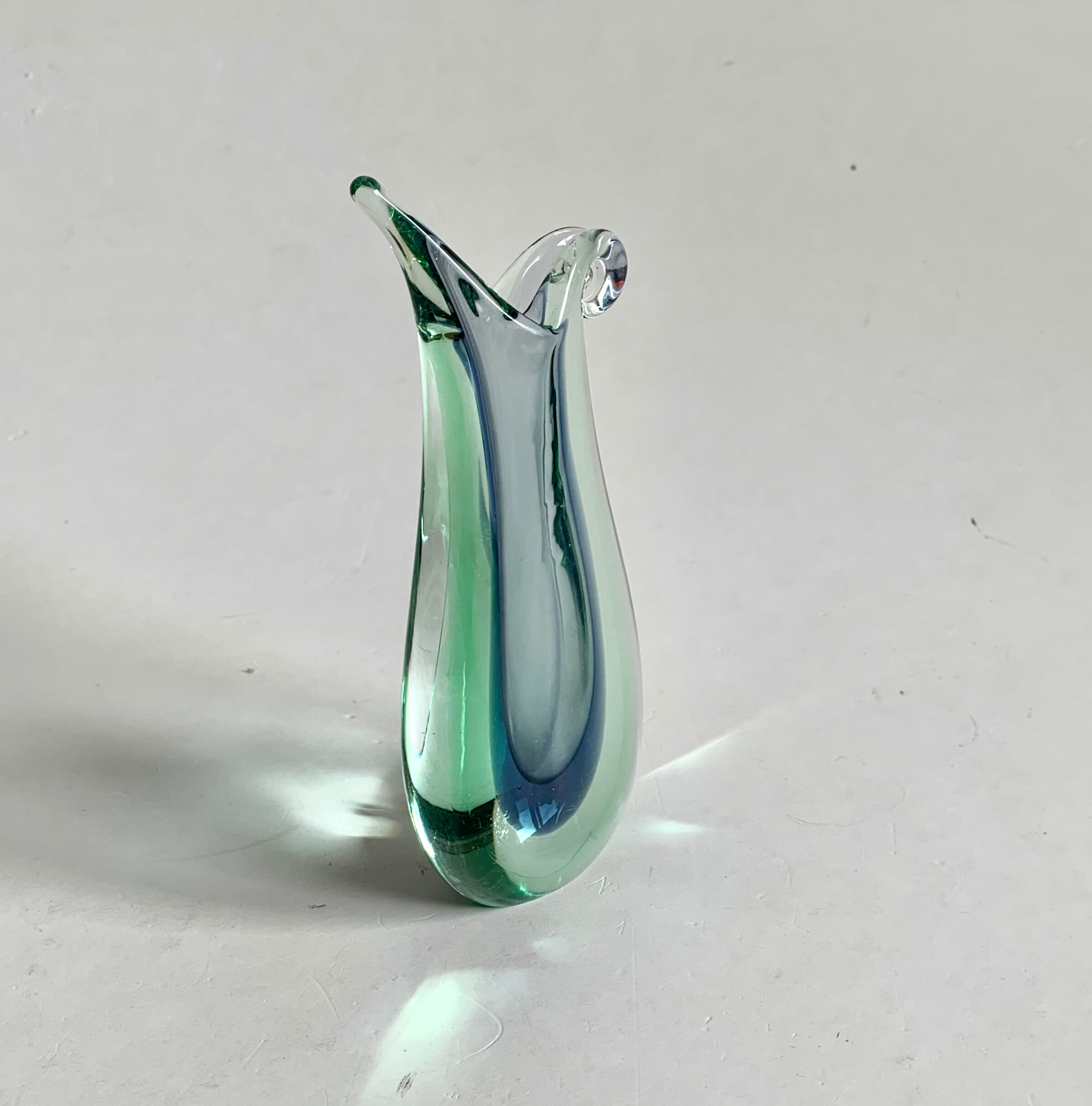 Sommerso Murano vase, 1960s