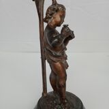 Bougeoirs putti musicians