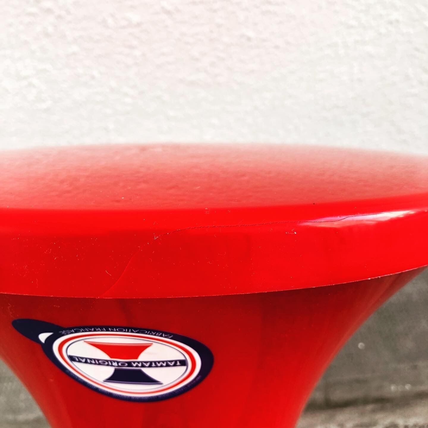 Red Tamtam Stamp Stool