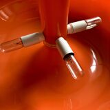 Lampe de table Nesso orange, réédition par Artemide