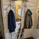 Aluminium coat rack from the 1950s.
