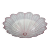 Precious Italian pink Murano glass ceiling fixture, Murano, 1970