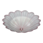 Precious Italian pink Murano glass ceiling fixture, Murano, 1970