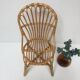 Chaise vintage rotin