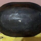 Mid-century hand-painted floral decorative tray / catchall 49 cm / 33 cm