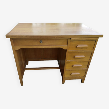 Oak administrative desk