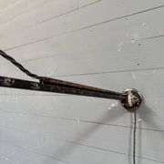 Early Rademacher wall lamp with large enamel shade