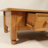 Table basse style vintage rustique bois clair japondi design moderne du milieu du siècle
