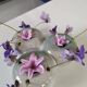 Vase pique flower signed
