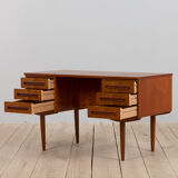 Teak desk by J. Svenstrup for A.P. Møbler, 1960s