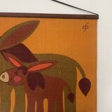 Screen printing on Danish woven jute