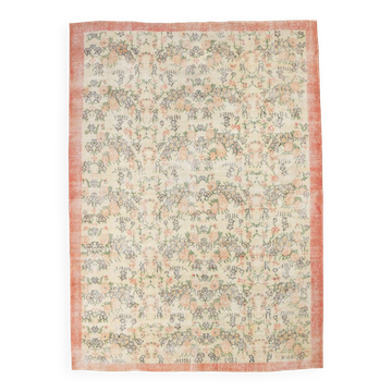 7x10 Floral Persian Rug, 216x295Cm