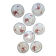 Set of 8 Deep Plates Cherry Blossom Badonviller