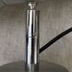 Pair of brushed metal wall sconces