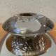 Bougeoir Orrefors Sweden « Discus » steel
