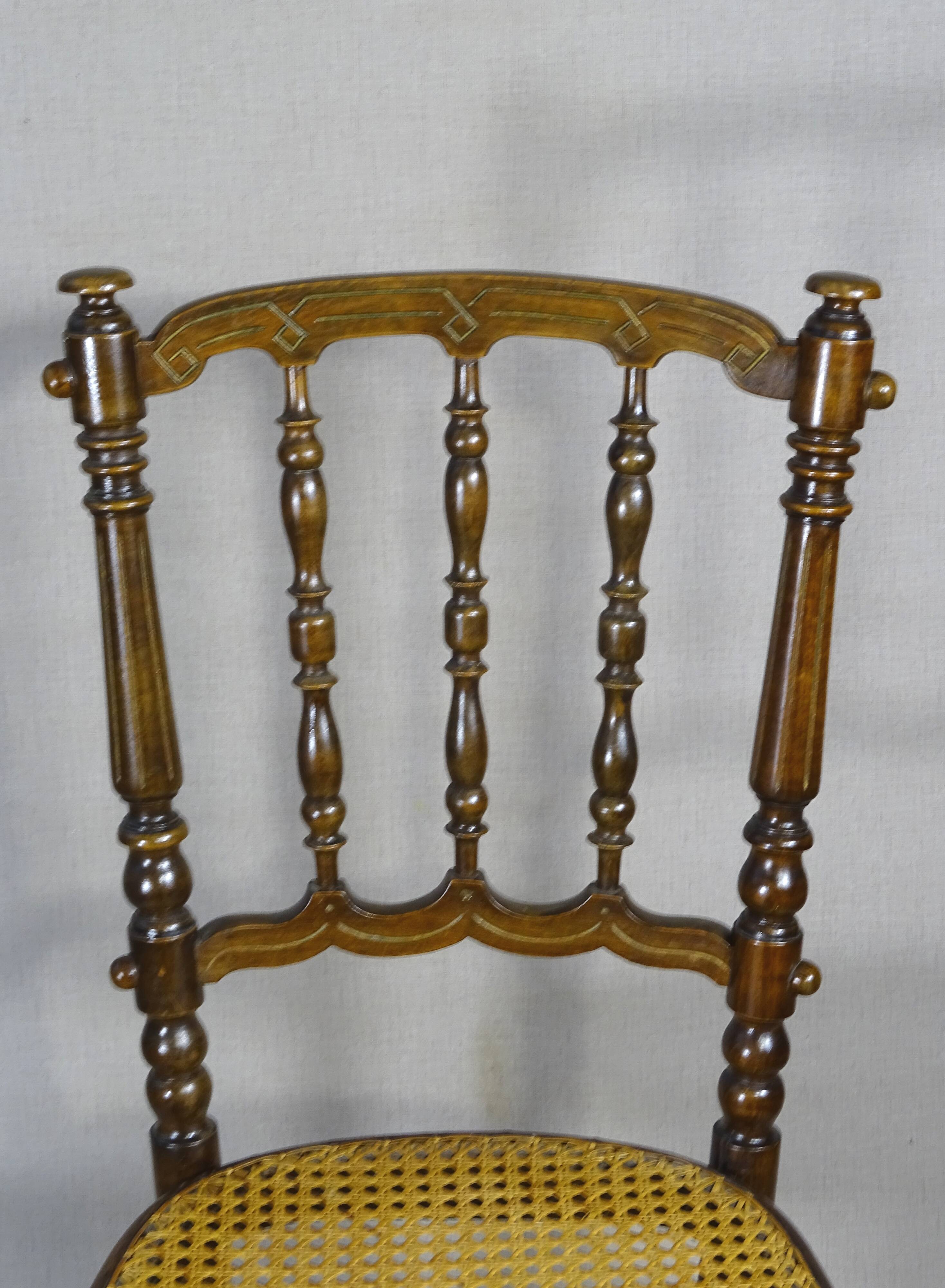 Fischel chair, Napoleon III type Bent wood, circa 1900 - bistro -Canadian-