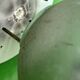 Green metal industrial pendant light