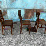 Maurice Lacour solid oak chair